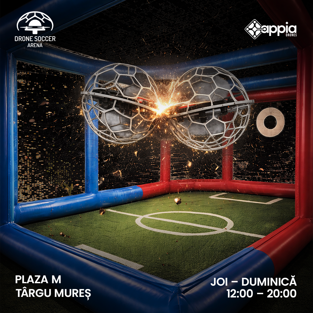 Drone Soccer: un joc pe care nu îl înțelegi cu adevărat până nu intri în arenă