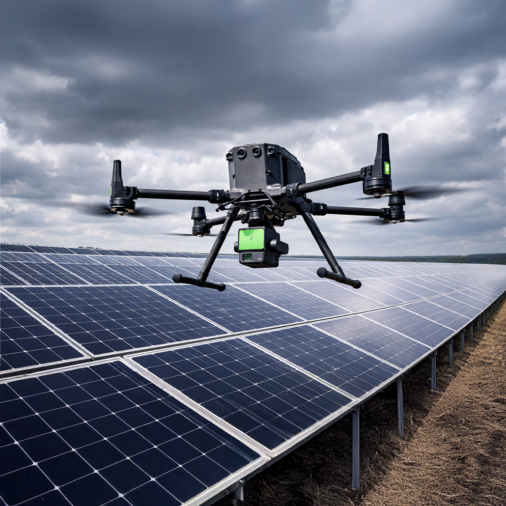 Curățarea panourilor fotovoltaice cu drone: avantaje, eficiență și aplicații reale