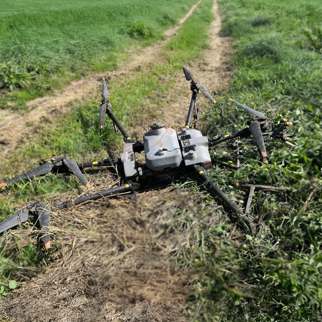 Accidente cu drone pe câmp – cauze, soluții, prevenție